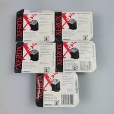 Image of GENUINE AUTHENTIC XEROX 108R00310 BLACK INK CARTRIDGE 4 PACK & 1 X 108R00312