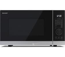 Image of Sharp YC-PG284AU-S Microwave with Grill - Silver