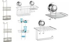 Image of Super Suction Bathroom Wall Storage Basket Tissue Towel Soap Holder NO DRILLING