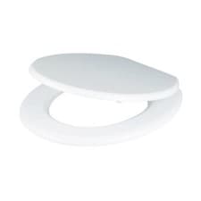 Image of Cooke & Lewis Palmi White Standard close Toilet seat NEW
