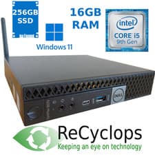 Image of Dell Optiplex 5070 Micro MFF, i5 9th gen, 16GB RAM, 256GB NVME SSD, Windows 11