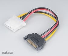 Image of Akasa AK-CBPW03-15 SATA to 4-Pin Molex Adaptor