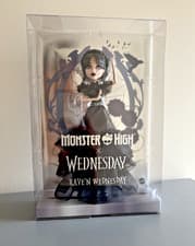 Image of Monster High Rave'n Wednesday Addams Doll New In Box