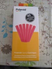 Image of Polaroid 3D Box of 40 Polaroid Sugar-Free Strawberry Flavour Candy Cartridges