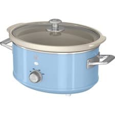 Image of Swan SF17021BLN Retro Slow Cooker 3.5 Litres 200 Watt Blue
