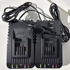Image of 2 x WORX WA3880 20V Lithium Fast 1 Hour Charger Powershare LED Indicator EU PLUG