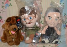 Image of Brand New Friday Night Dinner Martin & Jim Talking Plush Toys + Wilson the Dog