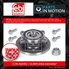 Image of Wheel Bearing Kit Front Left or Right 37106 Febi 31222318454 31226756889 Quality