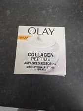 Image of Olay Collagen Peptide Advanced Restoring Day Cream with SPF30 Brand New