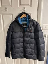 Image of Barbour dew point point baffle quilted jacket - black