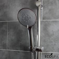 Image of Mira Replacement Shower Handset 8 Mode Large ABS 12cm Chrome Head Easy Clean