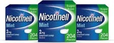 Image of Nicotinell Mint 2mg 612 Lozenges (3x204) Sugar Free Quit Smoking Support