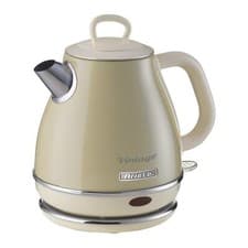 Image of Retro Cordless Jug Kettle, 1 Litre Capacity, Cream, Ariete Vintage 2868