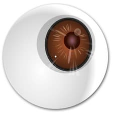 Image of Eyeball Vinyl 12" SLIPMATS - Single or Pair - DJS / TURNTABLES / HI-FI