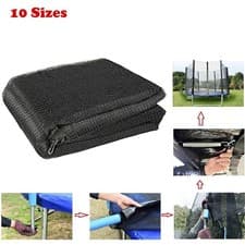 Image of Deluxe Trampoline Enclosure Safety Mesh Net Replacement Screen Netting with