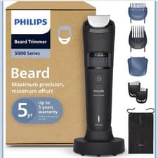 Image of Philips Beard Trimmer 5000 Series - Self-Sharpening Metal Blades, BT5785/30