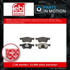 Image of Brake Pads Set Front 184229 Febi A4204204600 A4204212200 4204204600 4204212200