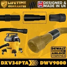 Image of DeWalt DXV34PTA Vacuum Dust Extractor to DWV9000 Airlock Adapter Connector