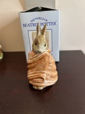 Image of Royal Albert Beatrix Potter “Poorly Peter Rabbit” Figurine 1989 Boxed