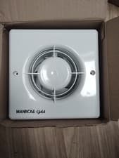 Image of Manrose MG100T 12W Gold Axial Bathroom Extractor Fan with Timer