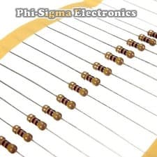 Image of Carbon Film Resistors 1/4W 0.25W - Full Range of Values - Various Pack Sizes