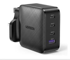 Image of UGREEN 65W USB C Charger Macbook Charger 4-Port GaN Charger Fast Charging Wall C