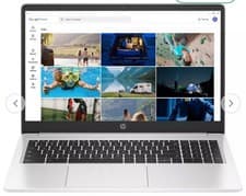 Image of chrome book HP 15a-na0007na 15.6in Celeron 4GB 128GB Chromebook - Grey