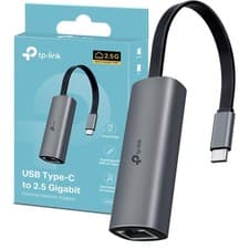 Image of TP-Link UE302C USB C to Ethernet Adapter, 2.5 Gigabit Ethernet to USB C 3.0 Adap