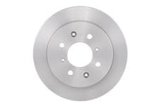 Image of BOSCH 0986479739 Brake Disc x2 Rear Solid 238.7mm Outer Diameter Fits Honda Jazz