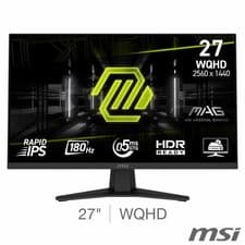 Image of MSI MAG 274QF 27 Inch 180Hz WQHD Gaming Monitor, 9S6-3CE41H-011