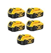 Image of DeWALT DCB184 XR Slide Battery Pack 18V 5.0Ah Li-ion 5 Pack