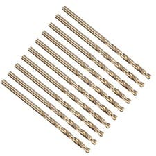 Image of 3/32" Drill Bit Straight Shank M35 5% Cobalt HSS for Metal Steel - 10 Pack