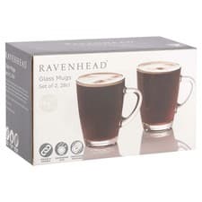 Image of Ravenhead Set Of 2 Entertain Mugs 28cl - Brand New in Box - RRP: £13.00