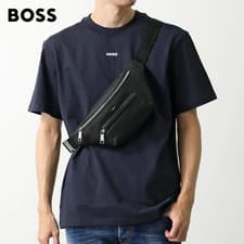 Image of HUGO BOSS RAY_BELTBAG 2026SS Body Bag Logo Faux Leather Black 50523434