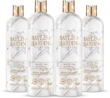 Image of Baylis & Harding Elements White Tea & Neroli Luxury Body Wash, 500 Ml (Pack of 4