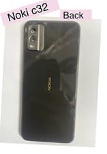 Image of NOKIA C32 Back Housing Battery Back Glass Cover