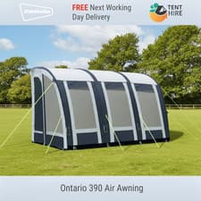 Image of Leisurewize Ontario Air 390 Inflatable Blow Up Caravan Porch Awning New 2026