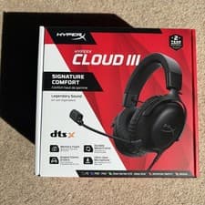 Image of HyperX Cloud III Over-Ear Gaming Headset - Black