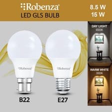Image of LED GLS LIGHT BULBS 8.5w=60W 15w=100W A60 WARM WHITE/DAY LIGHT BC B22 ES E27 UK