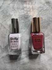 Image of Barry M Gelly Hi Shine Nail Polish Paint Choose French Rose & Candy Floss 10ml