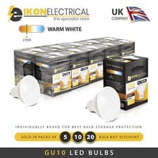 Image of GU10 LED Light Bulb 5/10/20 5W SMD Energy Saving Spotlight Lamp Warm Cool White