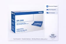 Image of Genuine Brother DR-2300 DR2300 Drum Unit Black 12,000 Pages Original OEM
