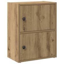 Image of Bookcase Bookshelf Cabinet Storage Shelf Book Stand Engineered Wood vidaXL