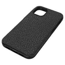 Image of Swarovski Glam Rock Smartphone Case iPhone 12 Mini Black Glitter  RRP £65