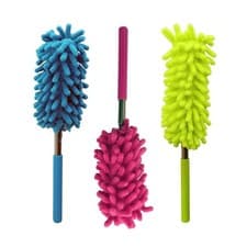 Image of 3 TELESCOPIC MAGIC MICROFIBRE CLEANING FEATHER DUSTER EXTENDING BRUSH EXTENDABLE