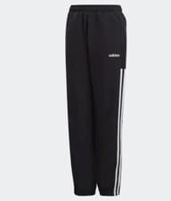 Image of Junior Boys Adidas Track Pants 3 stripe Joggers Trouser 