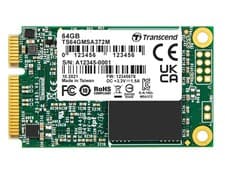 Image of 64GB Transcend mSATA SSD MSA372M Series SATA3 MLC Industrial-Level Performance