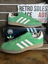 Image of Adidas Originals ® Gazelle Indoor Apple Green Textile UK Size 7.5 2025