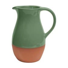 Image of Dexam 3 Litre Green Sintra Glazed Terracotta Jug