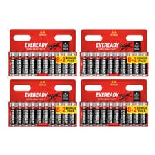Image of AA, AAA Genuine EVEREADY Zinc Carbon Batteries - New R6 1.5V Longest Expiry
